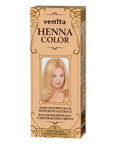  VENITA Henna Color Balsam Koloryzujący nr 1 Słoneczny blond, 75 ml - Apteka internetowa Melissa  