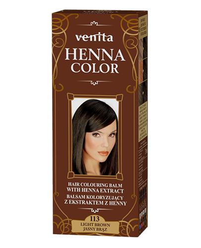  VENITA Henna Color Balsam Koloryzujący nr 113 Jasny Brąz, 75 ml - Apteka internetowa Melissa  