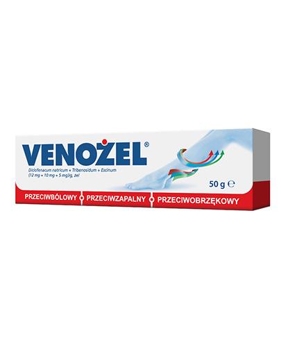 VENOŻEL Żel przeciwbólowy i przeciwobrzękowy - 50 g - Apteka internetowa Melissa