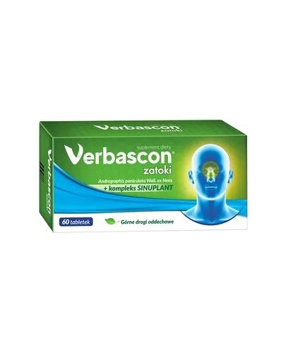  Verbascon Zatoki, 60 tabletek - Apteka internetowa Melissa  