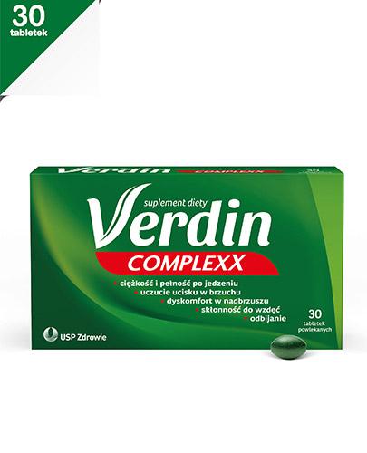 VERDIN COMPLEXX - 30 tabl. - dolegliwości trawienne - cena, opinie, właściwości - Apteka internetowa Melissa