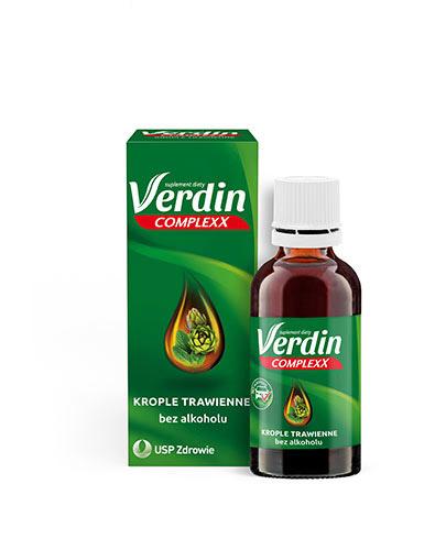 VERDIN COMPLEXX Krople trawienne - 40 ml - wzdęcia, odbijanie - cena, opinie, właściwości - Apteka internetowa Melissa