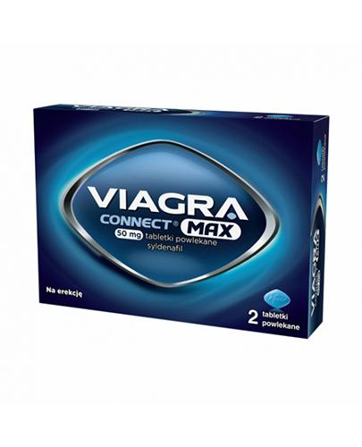  Viagra Connect Max, 2 tabl., Na erekcję, cena, wskazania, właściwości - Apteka internetowa Melissa  