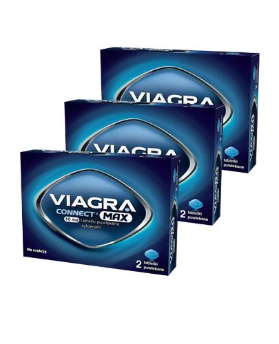  Viagra Connect Max, 3 x 2 tabl., Na erekcję, cena, wskazania, właściwości - Apteka internetowa Melissa  