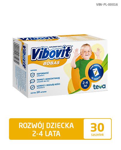VIBOVIT BOBAS Waniliowy - 30 sasz. - Apteka internetowa Melissa