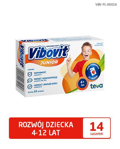 VIBOVIT JUNIOR Truskawkowy - 14 sasz. - Apteka internetowa Melissa