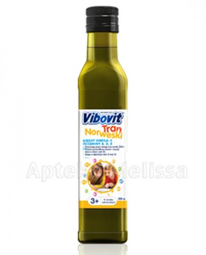  VIBOVIT Tran norweski o smaku cytrynowym - 250 ml  - Apteka internetowa Melissa  