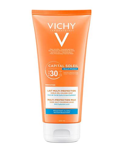 VICHY CAPITAL SOLEIL Mleczko ochronne Multi-Protection z kwasem hialuronowym SPF30 - 200 ml - Apteka internetowa Melissa