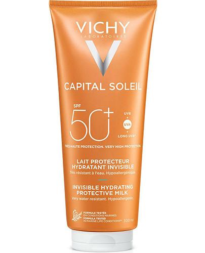 VICHY IDEAL SOLEIL Ochronne mleczko do twarzy i ciała SPF50+ - 300 ml - cena, opinie, właściwości - Apteka internetowa Melissa