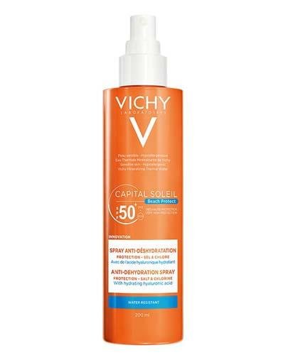  VICHY CAPITAL SOLEIL Spray ochronny Multi-Protection z kwasem hialuronowym SPF50 - 200 ml - Apteka internetowa Melissa  