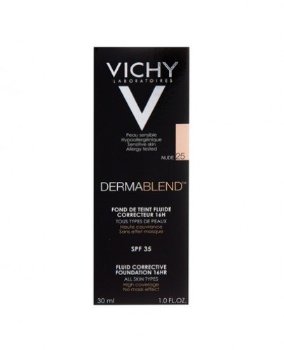 VICHY DERMABLEND Fluid korygujący 25 nude - 30 ml - cena, opinie, właściwości - Apteka internetowa Melissa