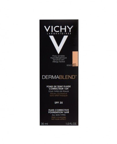 VICHY DERMABLEND Fluid korygujący 45 gold - 30 ml - cena, opinie, właściwości - Apteka internetowa Melissa