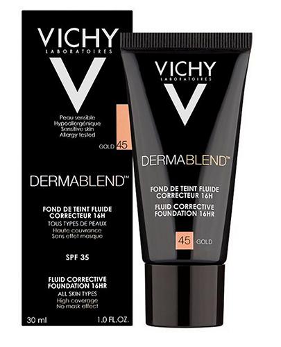 VICHY DERMABLEND Fluid korygujący 45 gold - 30 ml - cena, opinie, właściwości