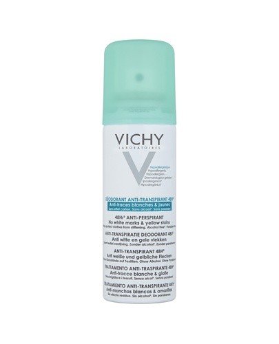 VICHY DEO Dezodorant antyperspirant w aerozolu 48h zapobiega powstawaniu śladów - 125 ml - Apteka internetowa Melissa