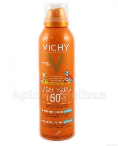  VICHY IDEAL SOLEIL Mgiełka Anti-Sand dla dzieci SPF50 - 200 ml - cena, opinie, właściwości - Apteka internetowa Melissa  