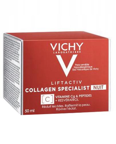  Vichy Liftactiv Collagen Specialist Krem na noc - 50 ml + VICHY LIFTACTIV SUPREME krem SPF 30, 15 ml - Apteka internetowa Melissa  
