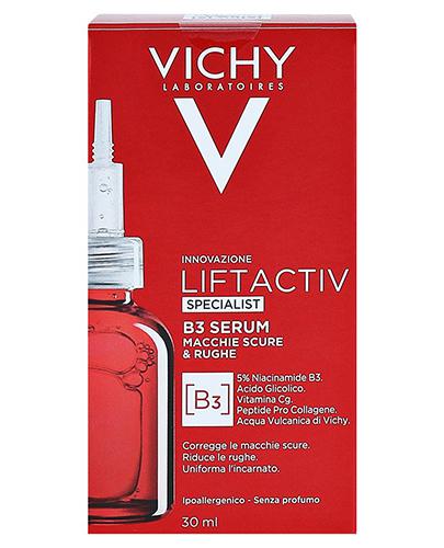  Vichy Liftactiv Specialist B3 Serum redukujące przebarwienia i zmarszczki z 5% niacynamidu, 30 ml + VICHY LIFTACTIV SUPREME krem SPF 30, 15 ml - Apteka internetowa Melissa  