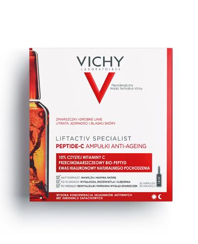 Vichy Liftactiv Specialist PEPTIDE-C Ampułki anti-ageing - 30 ampułek Kuracja przeciwstarzeniowa - cena, opinie, stosowanie - Drogeria Melissa
