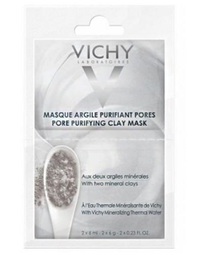  VICHY Maska oczyszczająca z glinką - 2 x 6 ml - cena, opinie, właściwości - Apteka internetowa Melissa  