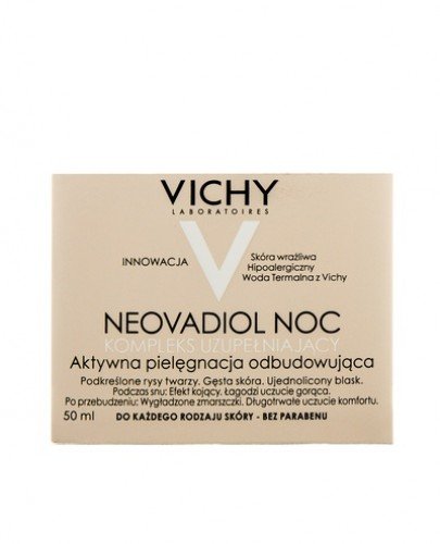 VICHY NEOVADIOL COMPLEXE SUBSTITUTIF Uzupełniający krem do każdego rodzaju skóry na noc - 50 ml - Apteka internetowa Melissa