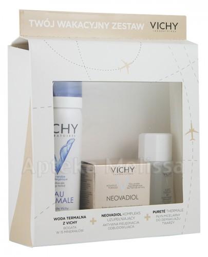 VICHY NEOVADIOL COMPLEXE SUBSTITUTIF Uzupełniający krem do skóry normalnej i mieszanej - 15 ml + VICHY EAU THERMALE Woda termalna - 50 ml + VICHY PURETE THERMALE Płyn micelarny do demakijażu 3w1 - 30 ml - Apteka internetowa Melissa