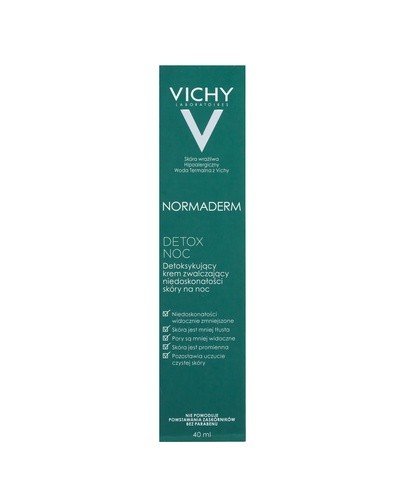 VICHY NORMADERM NOC DETOX Krem na noc - 40 ml - Apteka internetowa Melissa