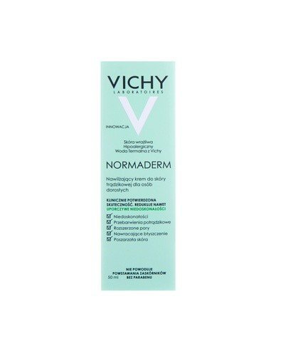 VICHY NORMADERM Krem nawilżający do skóry trądzikowej - 50 ml - Apteka internetowa Melissa