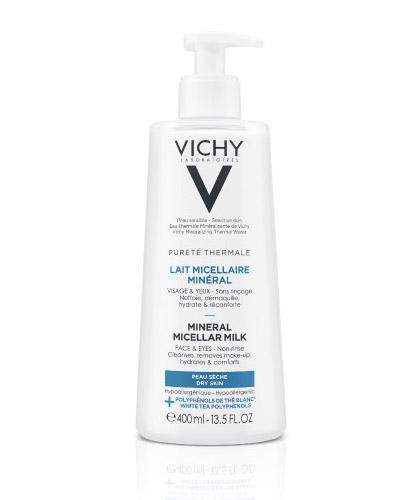  Vichy Purete Thermale Mineralne Mleczko micelarne - 400 ml - cena, opinie, właściwości  - Apteka internetowa Melissa  
