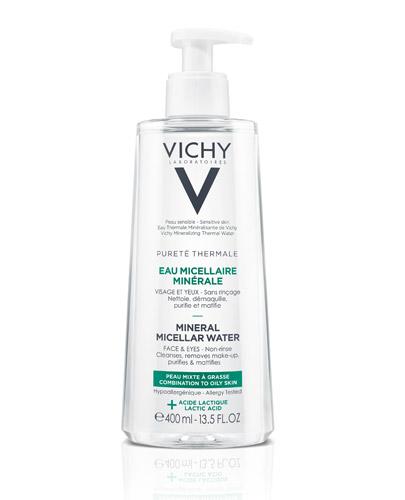  Vichy Purete Thermale Mineralny płyn micelarny dla skóry mieszanej i tłustej - 400 ml - cena, opinie, właściwości  - Apteka internetowa Melissa  