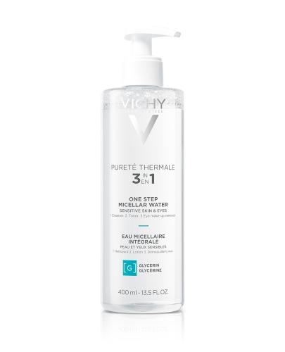  Vichy Purete Thermale Mineralny płyn micelarny dla skóry wrażliwej - 400 ml - cena, opinie, właściwości  - Apteka internetowa Melissa  