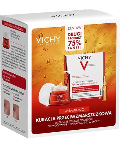 Vichy Witamina C Kuracja Przeciwzmarszczkowa Krem na dzień + Ampułki Anti-Ageing - 50 ml + 10 x 1,8 ml - cena, opinie, działanie - Drogeria Melissa