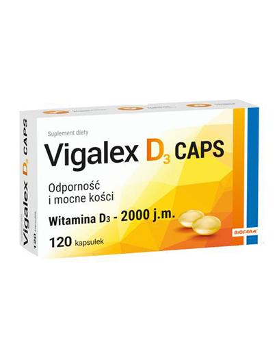  Vigalex D3 Caps 2000 j.m., 120 kapsułek - Apteka internetowa Melissa  