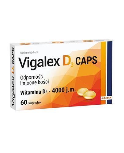  Vigalex D3 Caps 4000 j.m., 60 kapsułek - Apteka internetowa Melissa  