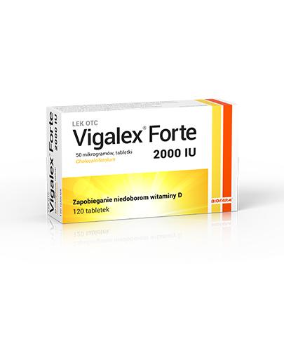 Vigalex Forte, 2000 IU, tabletki, 120 sztuk