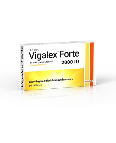 Vigalex Forte, 2000 IU, tabletki, 60 sztuk