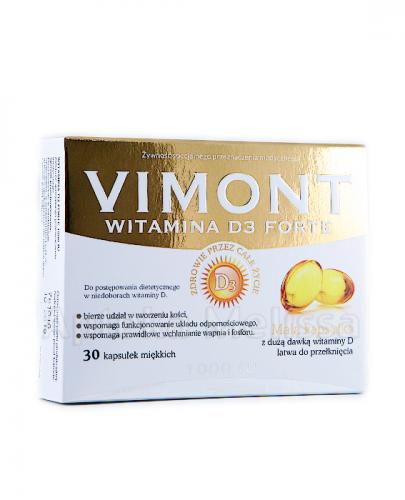 VIMONT WITAMINA D3 FORTE 1000 IU - 30 kaps. - Apteka internetowa Melissa