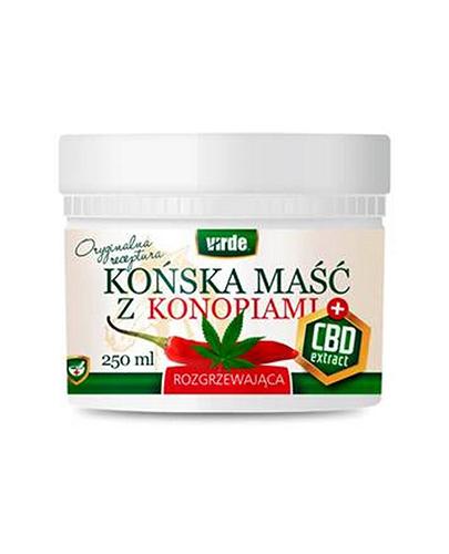 Virde Końska maść z konopiami i CBD rozgrzewająca - 250 ml Na ból mięśni - cena, opinie, stosowanie