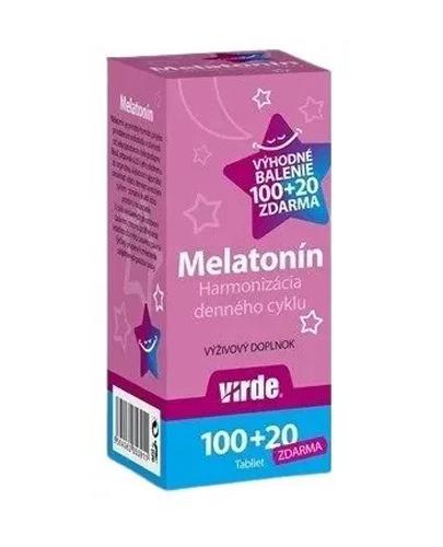  Virde Melatonina 1 mg, 120 kaps. cena, opinie, właściwości - Apteka internetowa Melissa  