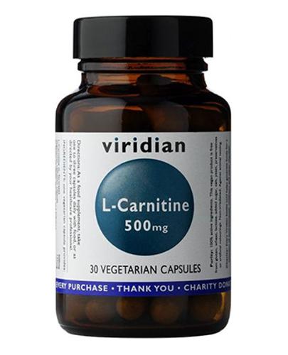  Viridian L-karnityna 500 mg - 30 kaps. - cena, opinie, właściwości - Apteka internetowa Melissa  