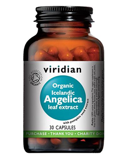  Viridian Organic Icelandic Angelica leaf extract - 30 kaps. - cena, opinie, właściwości - Apteka internetowa Melissa  
