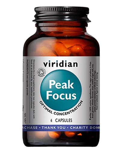 Viridian Organic Peak Focus - 6 kaps.- cena, opinie, stosowanie - Apteka internetowa Melissa