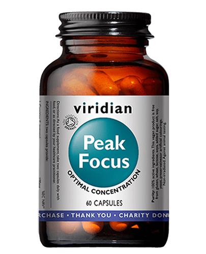  Viridian Organic Peak Focus - 60 kaps.- cena, opinie, właściwości - Apteka internetowa Melissa  