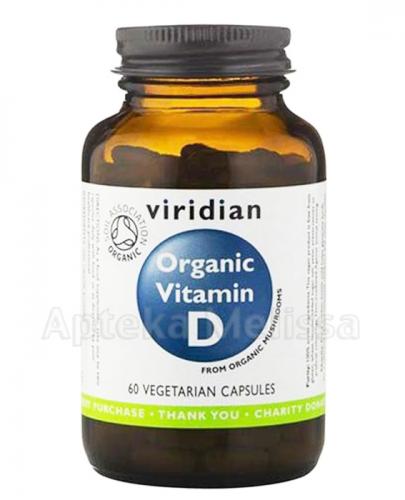 VIRIDIAN Organic Vitamin D - 60 kaps. - Apteka internetowa Melissa