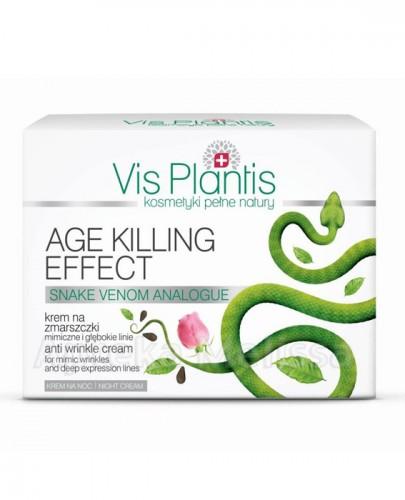 VIS PLANTIS AGE KILLING EFFECT Krem na zmarszczki mimiczne i głębokie linie na noc - 50 ml - Apteka internetowa Melissa