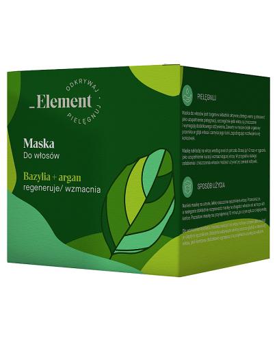  VIS PLANTIS BASIL ELEMENT Maska wzmacniająca włosy - 200 ml - Apteka internetowa Melissa  