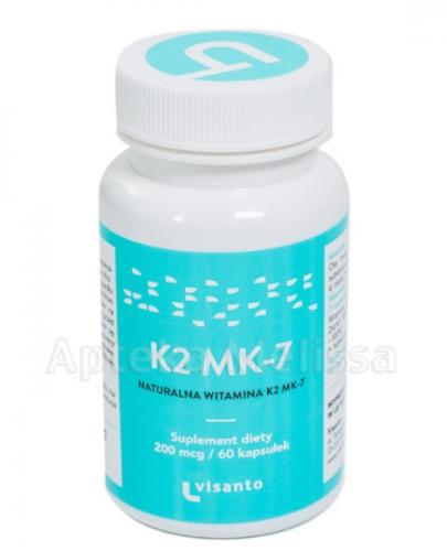  VISANTO Naturalna witamina K2 MK-7 200 mcg - 60 kaps. - Apteka internetowa Melissa  