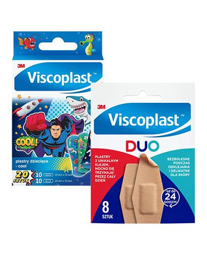  Viscoplast Duo Zestaw Plastrów, 8 szt. + Viscoplast Cool Plastry dla dzieci, 20 szt. - Apteka internetowa Melissa  