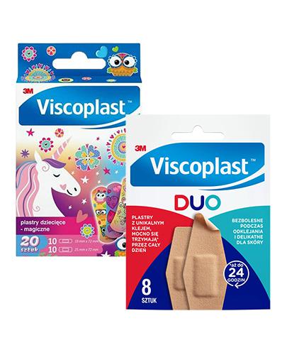  Viscoplast Duo Zestaw Plastrów, 8 szt. + Viscoplast Magiczne Plastry dla dzieci, 20 szt. - Apteka internetowa Melissa  