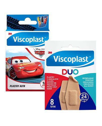  Viscoplast Duo Zestaw Plastrów, 8 szt. + Viscoplast Plastry Auta - 10 szt. - Apteka internetowa Melissa  