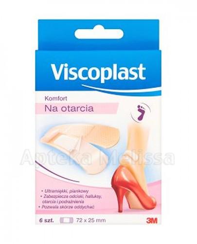 VISCOPLAST KOMFORT Plastry na otarcia 72 mm x 25 mm - 6 szt. - Apteka internetowa Melissa